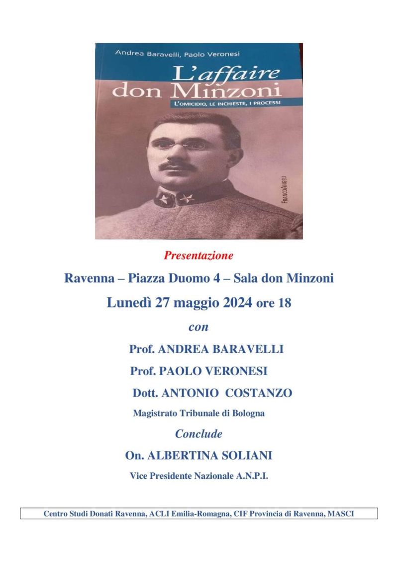 L'affare don Minzoni - Acli Emilia-Romagna