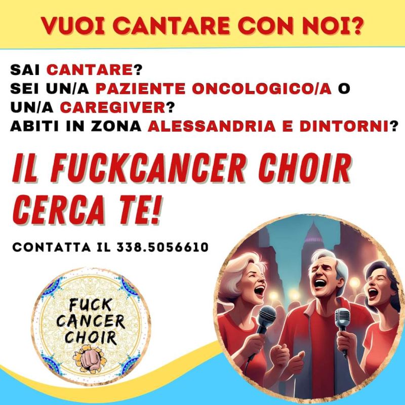 Vuoi cantare con noi? - Circolo Acli "Fuck Cancer Choir" (AL)