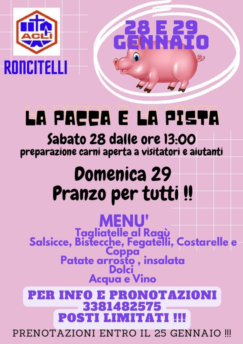 La pacca e la pista - Circolo Acli Roncitelli (AN)