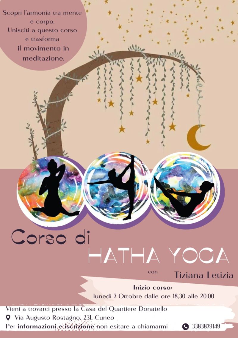 Corso di Hatha Yoga - Associazione Casa Del Quartiere Donatello affiliata Acli Cuneo (CN)