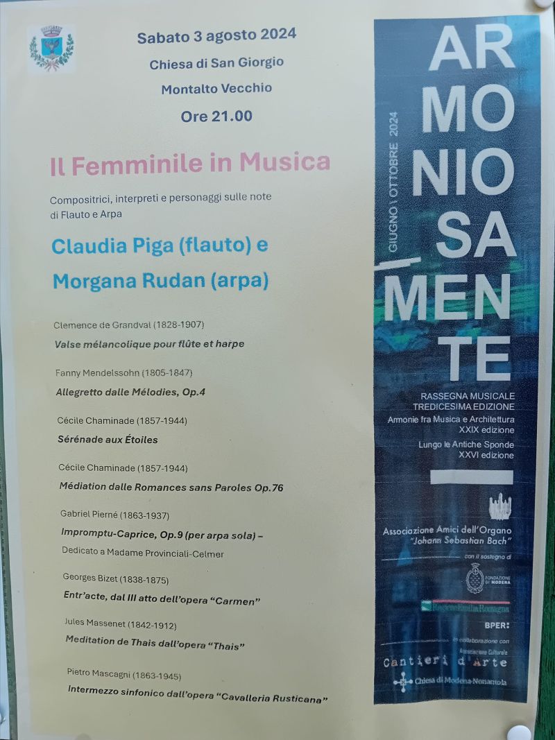 Il Femminile in Musica - Circolo Acli Amici di Montalto (MO)