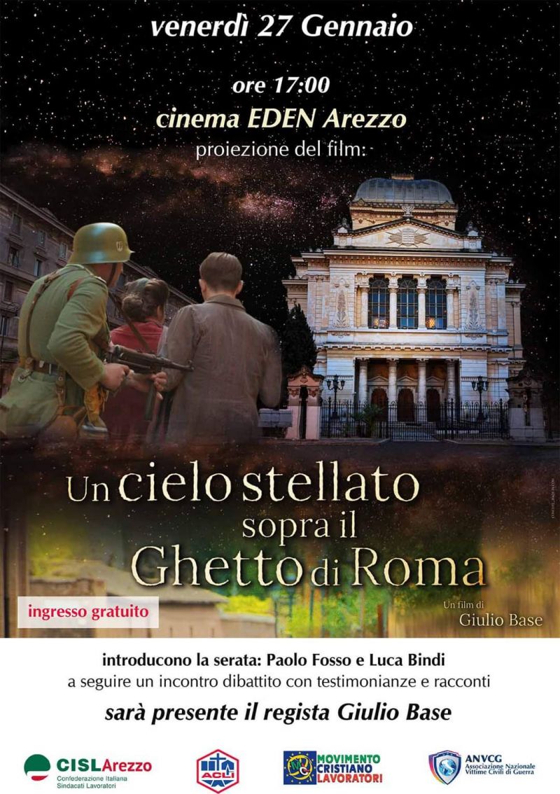 Proiezione fil &quot;Un cielo stellato sopra il Ghetto di Roma&quot; - Acli Arezzo (AR)