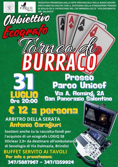 Torneo di Burraco - Circolo Acli San Pancrazio Salentino (BR)