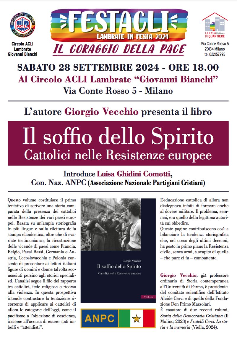 Presentazione libro "Il soffio dello Spirito" - Circolo Acli Lambrate (MI)