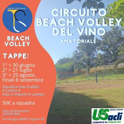 Circuito Beach Volley del Vino - US Acli Perugia (PG)