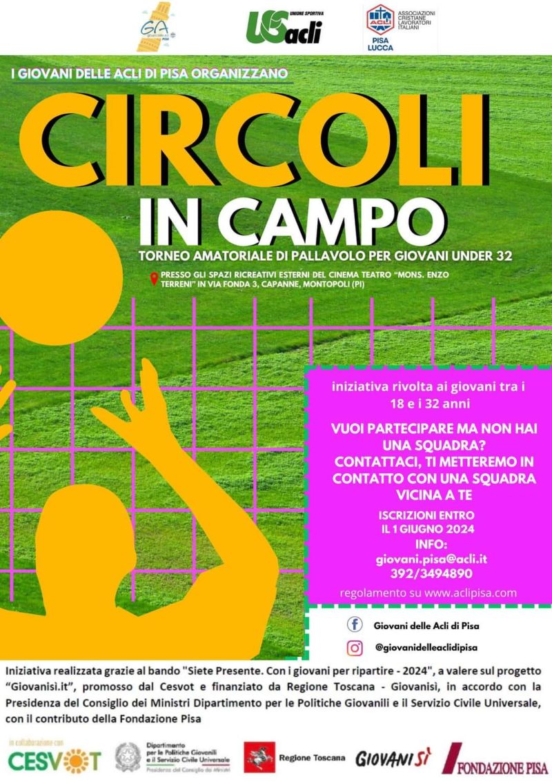 Circoli in Campo - Giovani Delle Acli Pisa (PI)