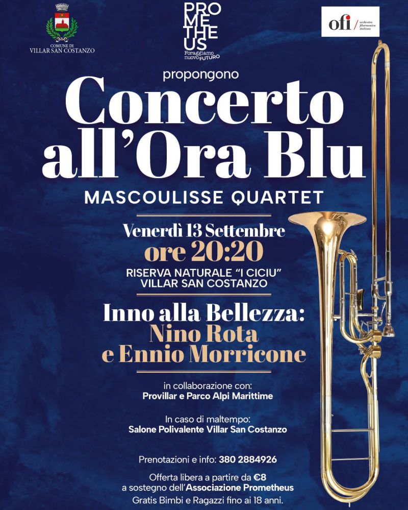 Concerto all&#039;Ora Blu - Associazione &quot;Prometheus&quot; affiliata Acli Cuneo (CN)