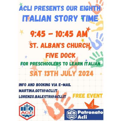 Italian Story Time - Acli Australia