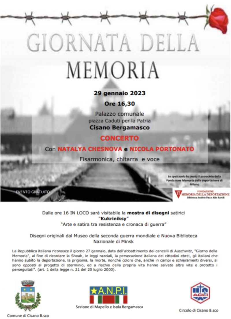 La Giornata della Memoria a Cisano - Circolo Acli Cisano Bergamasco (BG)