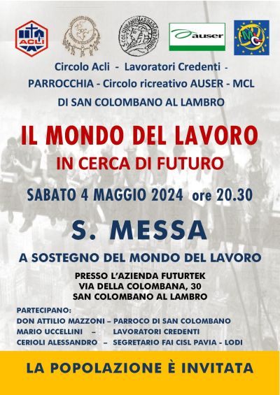 Il mondo del lavoro - Circolo Acli di San Colombano al Lambro (MI)