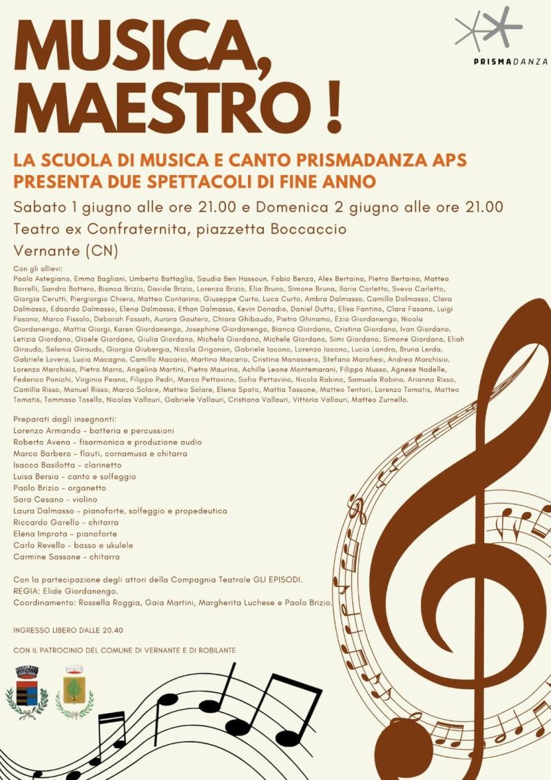 Musica, Maestro! - Ass. &quot;Prismadanza&quot; aff. Acli Cuneo (CN)