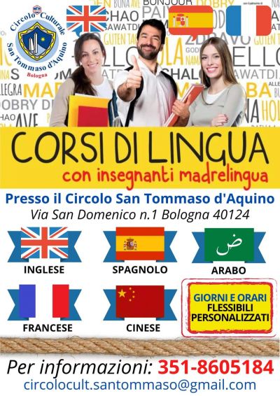 Corsi di lingua - Circolo Acli San Tommaso d&#039;Aquino (BO)