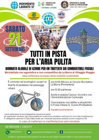 Tutti in pista per l&#039;aria pulita - Nucleo Gronchi Pontedera (PI)