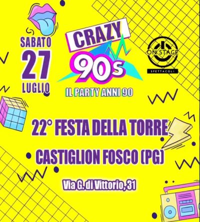 Crazy 90s - Circolo Acli Castiglion Fosco (PG)