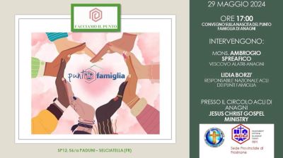 Convegno sulla nascita del Punto Famiglia di Anagni - Acli Frosinone (FR)