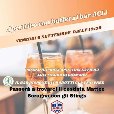 Aperitivo con buffet - Circolo Acli Mantova (MN)