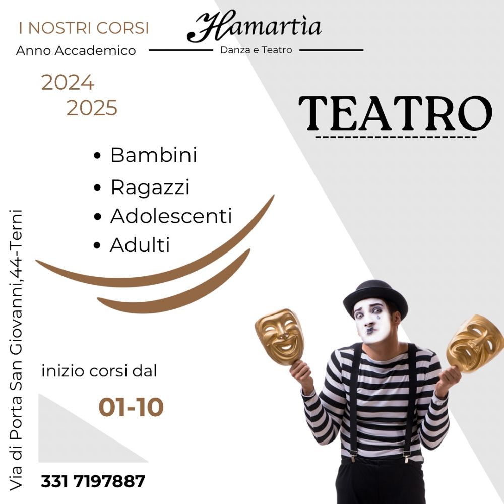 Corsi di Teatro - Circolo Acli Hamartia (TR)