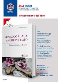 Presentazione del libro non solo reato, anche peccato - Acli Napoli (NA)