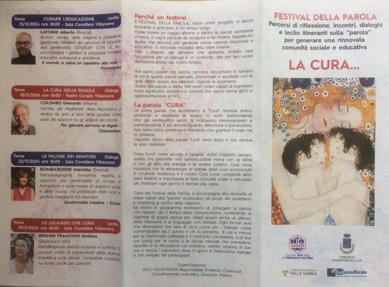 Festival della Parola - Circolo Acli Villanuova sul Clisi (BS)