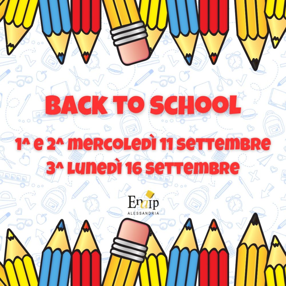 Back to School - Enaip Alessandria (AL)