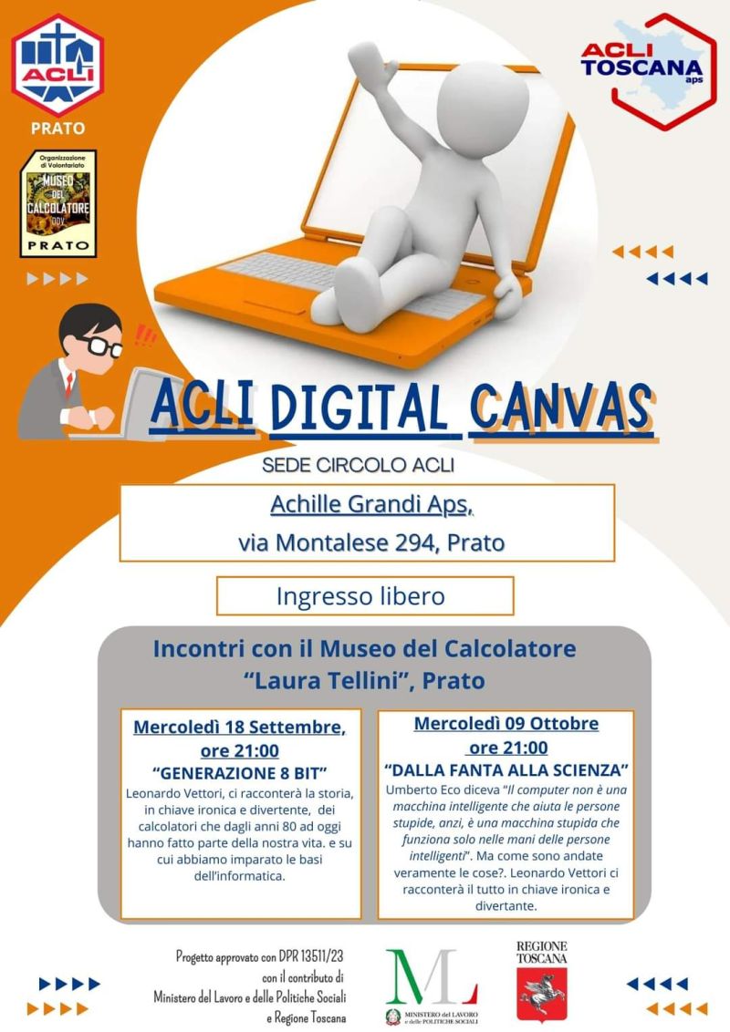 Acli Digital Canvas: Dalla Fanta alla Scienza - Acli Prato (PO)