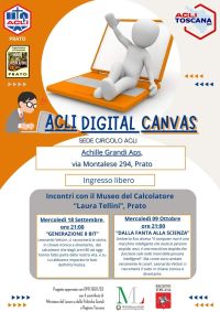 Acli Digital Canvas: Dalla Fanta alla Scienza - Acli Prato (PO)