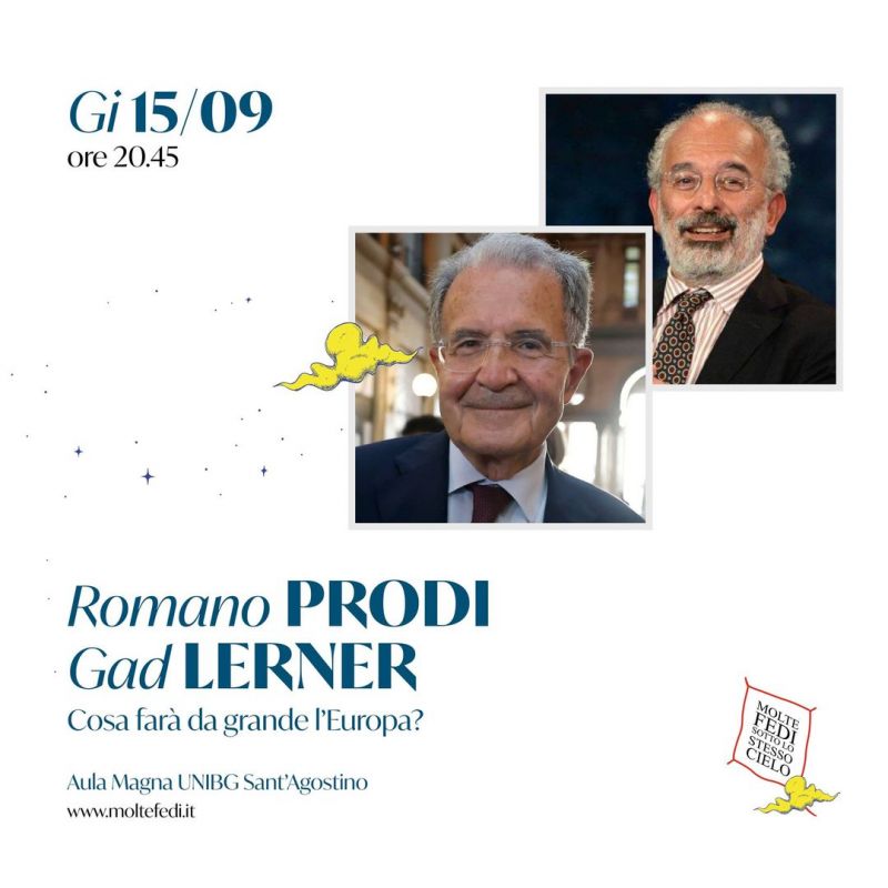 Cosa farà da grande l'Europa? Gad Lerner e Romano Prodi - Acli Bergamo
