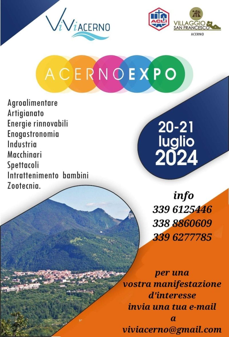 Acerno Expo - Circolo Acli Villaggio San Francesco (SA)