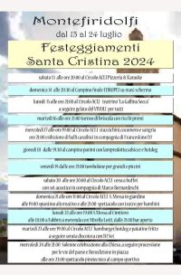 Festeggiamenti Santa Cristina 2024 - Circolo Acli Montefiridolfi (FI)