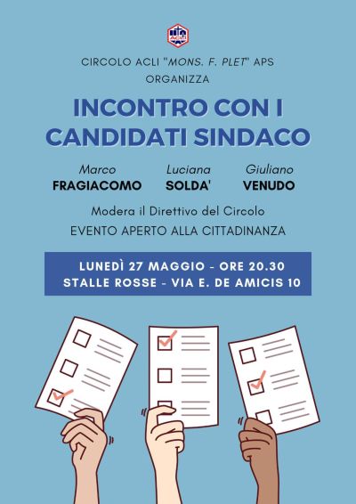 Incontro con i Candidati Sindaco - Circolo Acli Staranzano (GO)