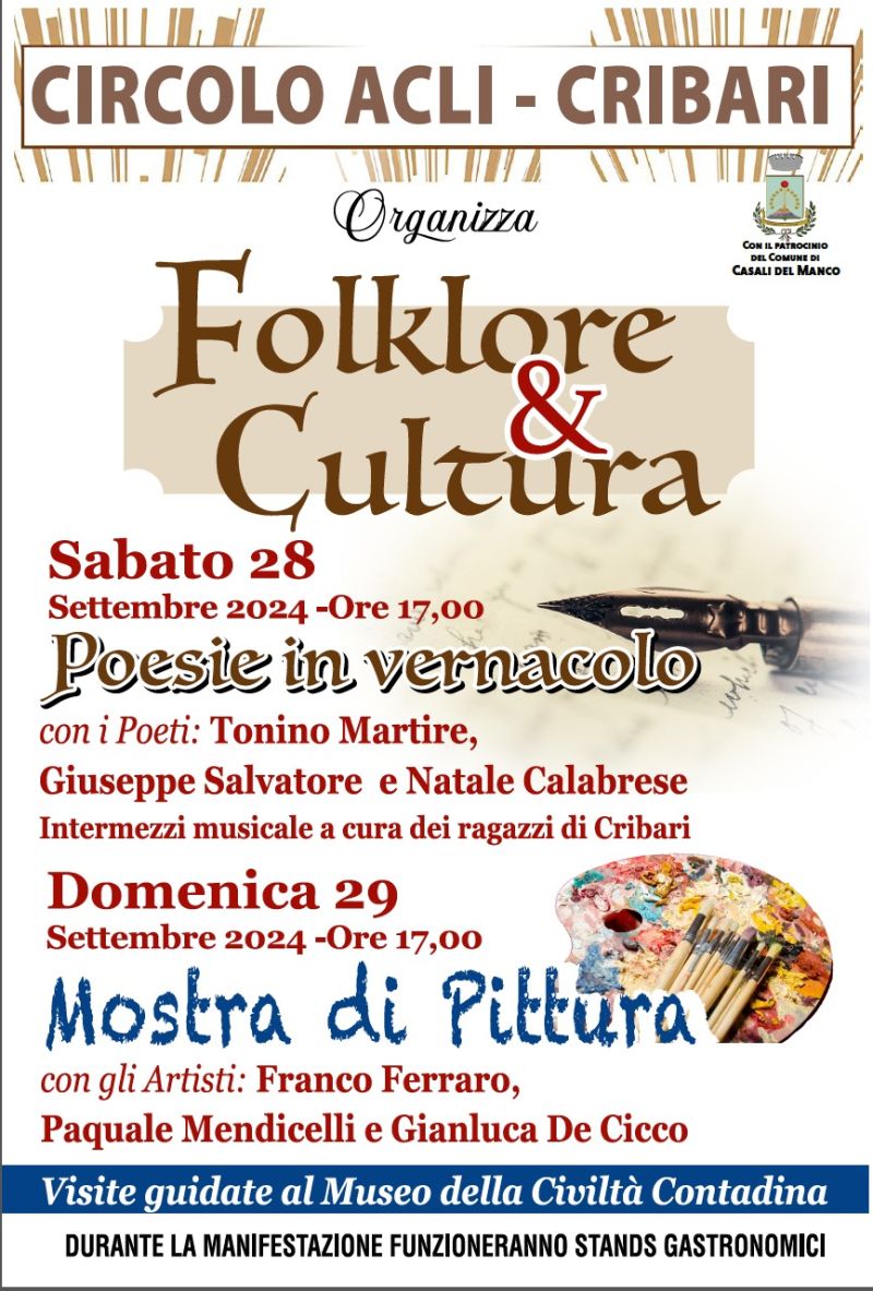 Folklore & Cultura - Circolo Acli Cribari (CS)