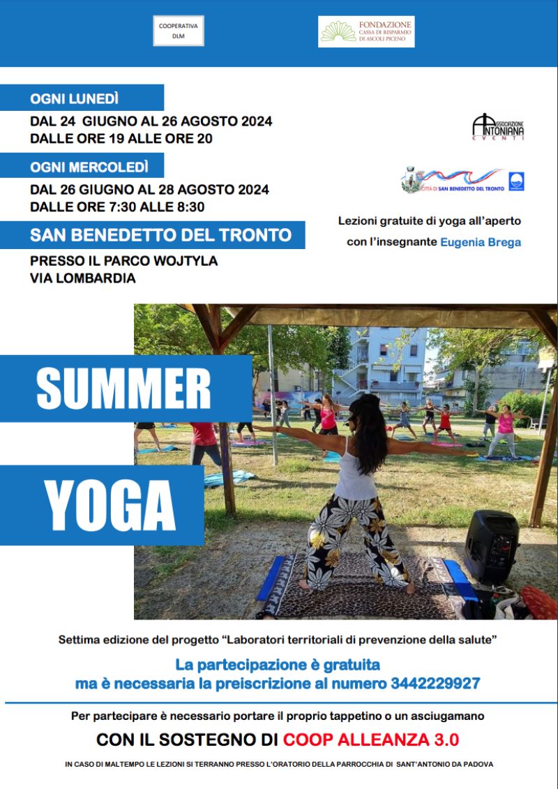 Summer Yoga: San Benedetto del Tronto - US Acli Marche