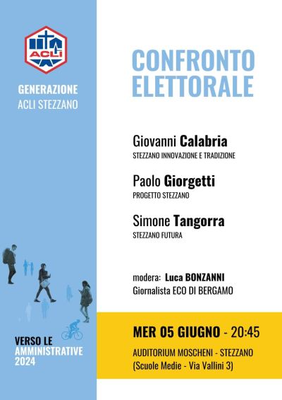 Confronto Elettorale - Circolo Acli Stezzano (BG)