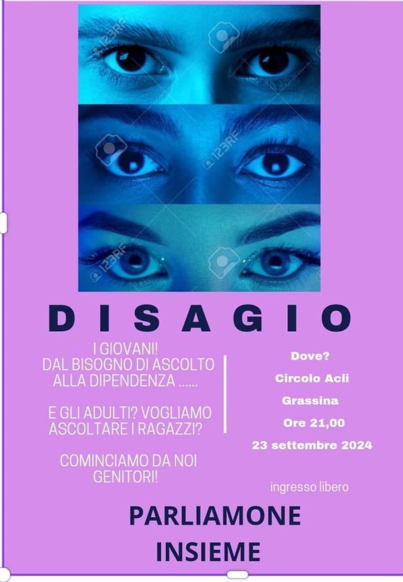 Disagio: Pariamone Insieme - Circolo Acli Grassina (FI)