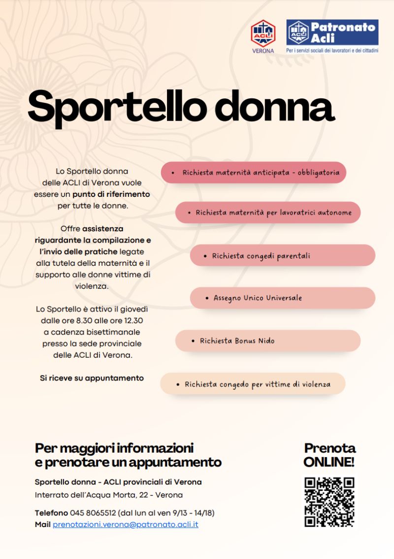 Sportello Donna - Acli Verona (VR)