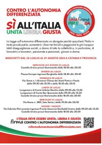 Una firma per l&#039;Italia unita, libera, giusta - Acli Catania (CT)