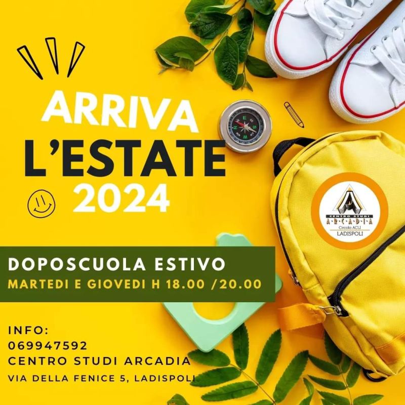 Arriva l&#039;estate 2024 - Circolo Acli Arcadia (RM)