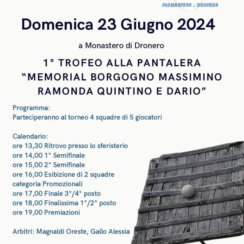1° Trofeo alla Pantalera&quot; &quot;Memorial Borgogno Massimino  Ramonda Quintino e Dario&quot; - US Acli Cuneo (CN)