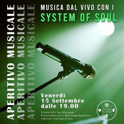 Musica dal vivo con i System of Soul - Circolo Acli Bellinzago (NO)