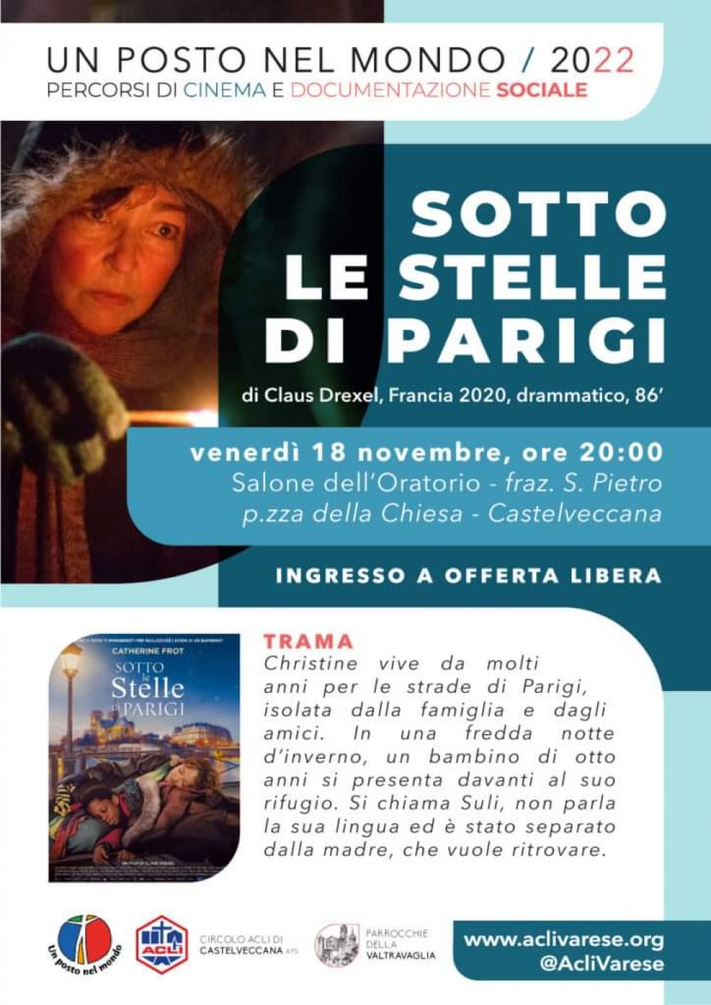 Sotto le stelle di Parigi - Circolo Acli Castelveccana e Acli Varese (VA)