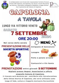 Capolona a Tavola: Lotteria di Beneficenza - Circolo Acli Capolona (AR)