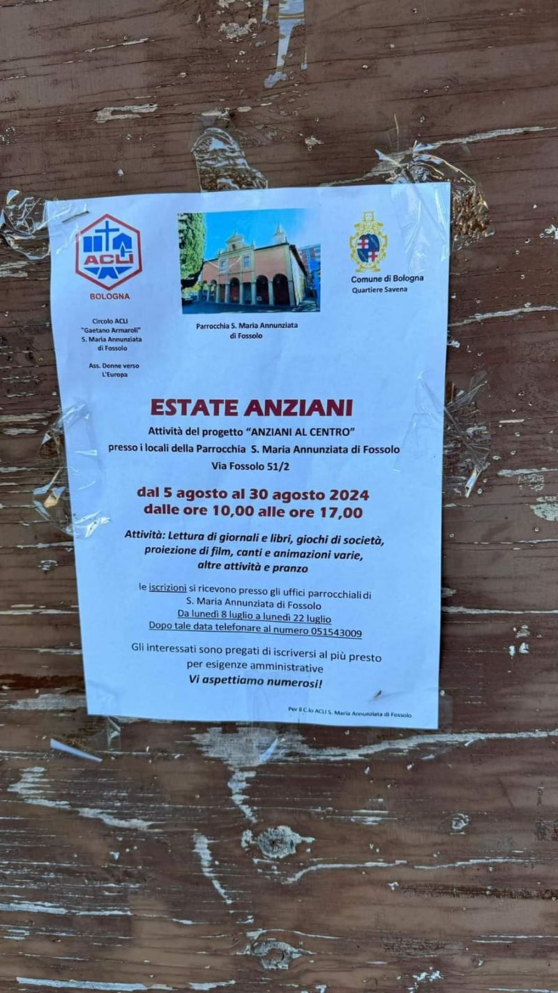Estate Anziani - Acli Bologna (BO)