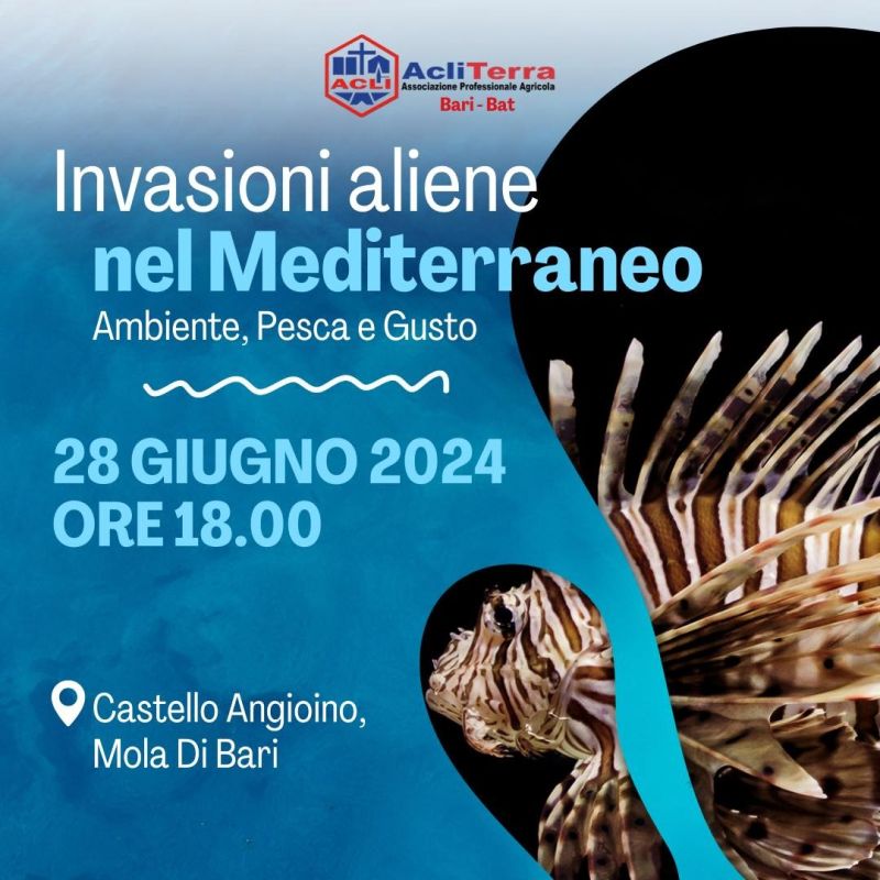 Invasioni aliene nel Mediterraneo - Acli Terra Bari-Bat (BA)