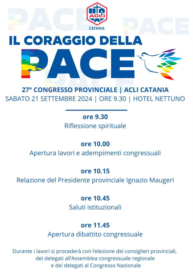 27° Congresso Provinciale - Acli Catania (CT)