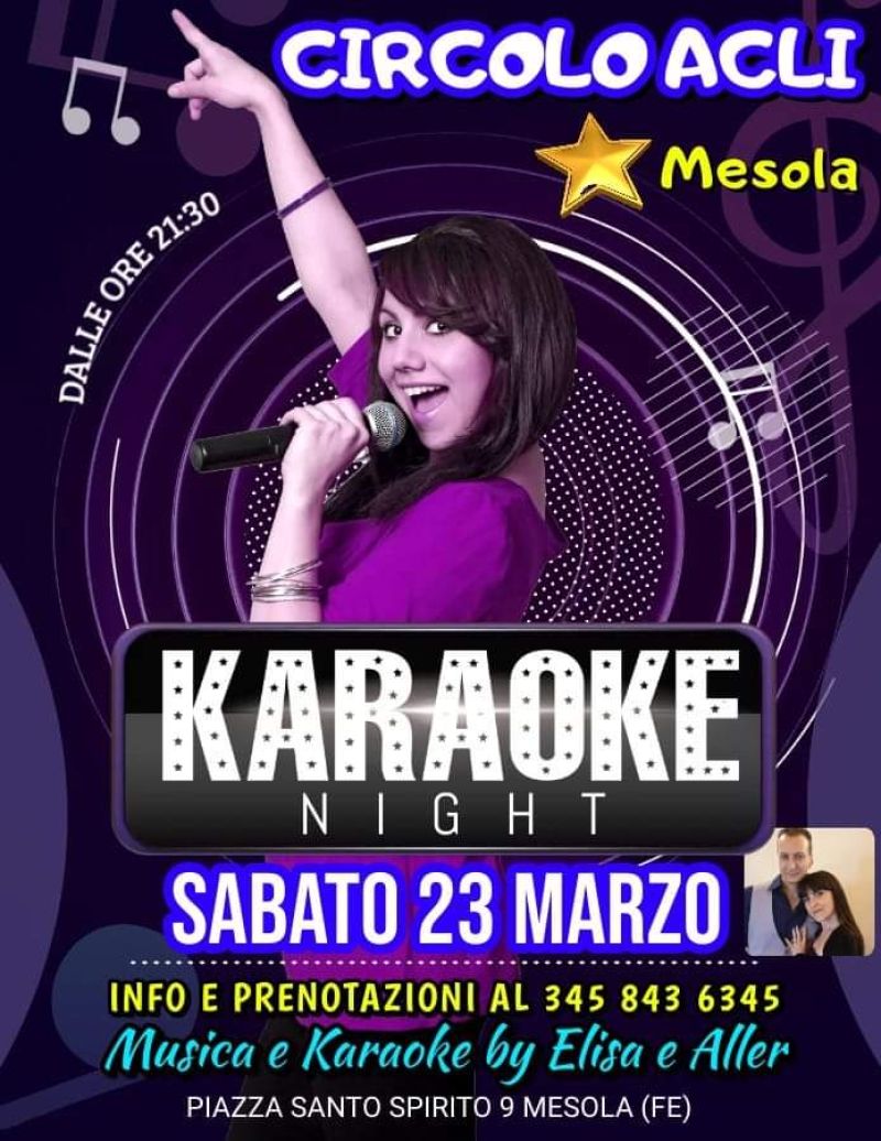 Karaoke Night - Circolo Acli Mesola (FE)