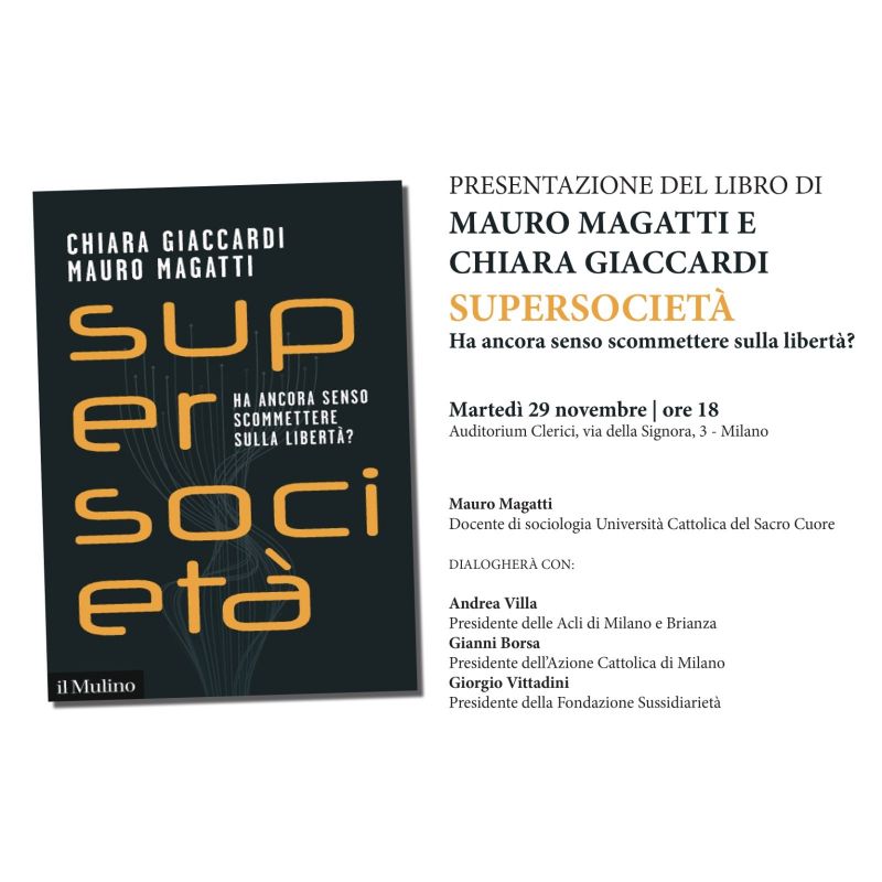 Presentazione del libro "Supersocietà" - Acli Milanesi (MI)