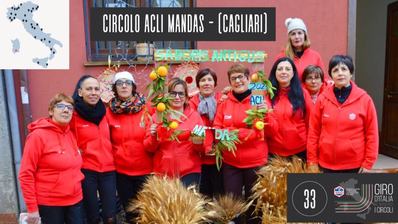 CIRCOLO ACLI MANDAS (CAGLIARI). UN PROGETTO DI INCLUSIONE AL FEMMINILE RIVOLTO A TUTTI, CHE RIMETTE IN MOTO UN PAESE ATTRAVERSO IL RECUPERO DELLE TRADIZIONI CULINARIE, L’ATTENZIONE ALLA SALUTE E LA FORZA DELLA PRESENZA