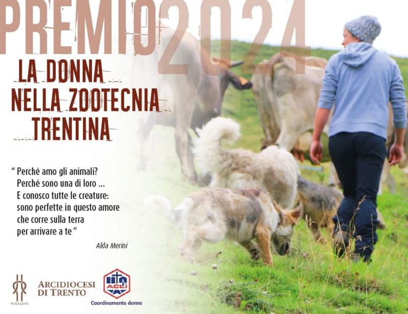 Premio 2024: La donna nella zootecnica trentina - Coordinamento Donne Acli Trentine (TN)