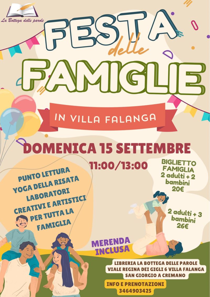 Festa delle Famiglie - La Bottega delle parole aff. Acli Napoli