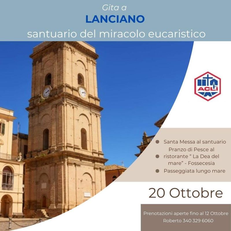 Gita a Lanciano - Circolo Acli Sant&#039;Angelo di Celle (PG)